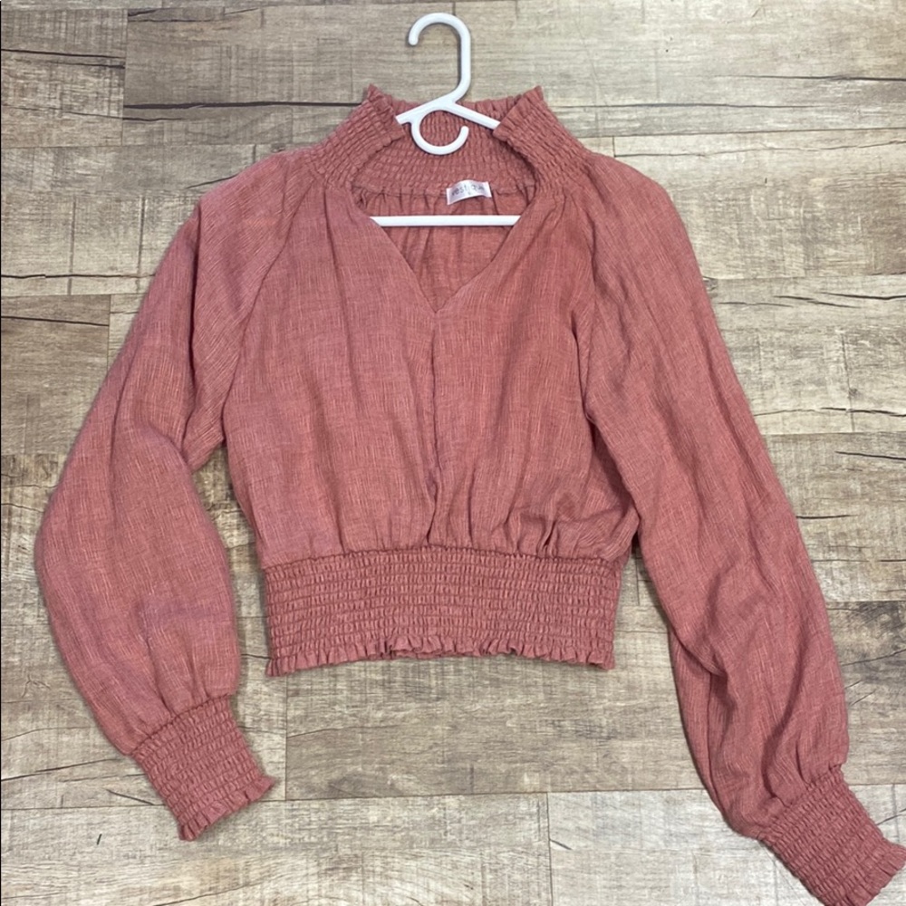 Rose colored top